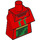 LEGO Rouge Minecraft Torse avec Savannah Villager Tenue avec Vert (25767 / 76877)