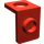 LEGO Red Minfigure Neck Bracket Thinner Back Wall (42446)
