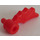 LEGO Red Minifig Accessory Helmet Plume Dragon Wing Right (87686)