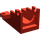 LEGO rot Minifig Kanone 2 x 4 Base (2527)