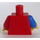 LEGO Rød Minifig Torso (62795 / 76382)