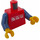 LEGO Rojo Minifigura Torso Gravity Games con 3 Logos (73403 / 76382)