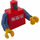 LEGO Red Minifig Torso Gravity Games with 3 Logos (973 / 76382)