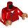 LEGO Red Minifig Torso Miguel Rivera (973 / 76382)