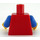 LEGO rouge Minifig Torse avec Dragon Diriger (973)