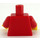 LEGO Red Minifig Torso with Ninja Wrap, Dagger and Gold Throwing Star (973 / 73403)