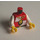 LEGO Rood Minifiguur Torso met Royal Knights Leeuw Hoofd  (973)