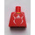 LEGO Red Minifig Torso without Arms with Adidas Logo and #9 on Back Sticker (973 / 3814)