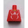 LEGO rouge Minifig Torse sans bras avec Adidas logo et #9 sur Retour Autocollant (973 / 3814)