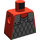 LEGO Red Minifig Torso without Arms with Castle Chainmail (973)