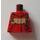 LEGO Red Minifig Torso without Arms with Decoration (973)