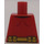 LEGO Rood Minifig Torso zonder armen met Decoratie (973)