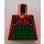 LEGO Red Minifig Torso without Arms with Farmer (973)