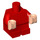 LEGO Red Minifigure Baby Body with Flesh Hands (25128)