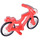 LEGO rot Minifigure Fahrrad mit Räder und Tires (73537)