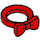 LEGO Rood Minifigure Bow Tie (27151)