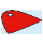 LEGO Red Minifigure Cape (13276 / 35832)
