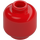 LEGO Red Minifigure Head (Recessed Solid Stud) (3274 / 3626)