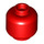 LEGO Red Minifigure Head (Recessed Solid Stud) (3274 / 3626)
