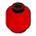 LEGO Red Minifigure Head (Safety Stud) (3626 / 88475)
