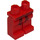 LEGO Red Minifigure Hips and Legs with Dark Red Sash (93755 / 94300)
