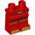 LEGO Rood Minifiguur Heupen en benen met Decoratie (3815 / 78208)