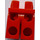 LEGO Rood Minifiguur Heupen en benen met Grijs Shirt Rand (3815 / 99346)