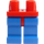 LEGO Rood Minifiguur Heupen met Blauw Poten (73200 / 88584)