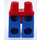 LEGO rot Minifigure Hüften mit Blau Beine (73200 / 88584)