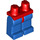 LEGO Rood Minifiguur Heupen met Blauw Poten (73200 / 88584)