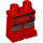 LEGO Rood Minifiguur Heupen met Donkerrood Sash, Zandbruin Knee Wrappings (3815 / 51570)