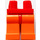 LEGO Rood Minifiguur Heupen met Oranje Poten (3815 / 73200)