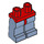 LEGO Rood Minifigure Heupen met Sand Blauw Poten (3815 / 73200)
