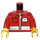 LEGO Rouge Minifigurine Torse Mailman Zippered Veste avec Envelope Icon (973 / 76382)