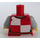 LEGO Red Minifigure Torso Tunic with White Quartered Design with Lion. (76382 / 88585)