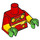 LEGO Rood Mister Miracle Minifiguur Torso (973 / 16360)