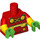 LEGO Rouge Mister Miracle Minifigurine Torse (973 / 16360)