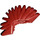 LEGO rouge Mohawk Cheveux (79914 / 93563)