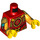 LEGO Red Monkie Kid Minifig Torso (973 / 76382)