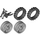 LEGO rot Motorrad mit Schwarz Chassis mit Aufkleber from Set 60000