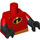 LEGO Red Mr. Incredible Minifig Torso with Bottom Stripe (973 / 16360)