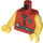 LEGO Red Mr. Tang Minifig Torso (973 / 76382)
