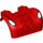 LEGO rouge Mudgard Bonnet 6 x 6 x 2.3 (6 x 4) avec blanc Headlights (80481 / 84853)