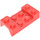 LEGO Red Mudguard Plate 2 x 4 with Arch without Hole (3788)