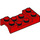 LEGO Red Mudguard Plate 2 x 4 with Arches with Hole (60212)