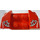 LEGO Rojo Guardabarros Placa 2 x 4 con Overhanging Headlights con Ruedas Pegatina (44674)