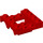 LEGO Red Mudguard Vehicle Base 4 x 4 x 1.3 (24151)
