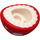 LEGO rot Mushroom Hut mit Weiß Spots (105189)