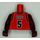 LEGO Red NBA player, Jalen Rose, Chicago Bulls Torso