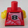 LEGO Red NBA player, Number 8 Torso